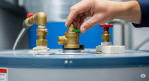 فحص صمام الأمان في سخان المياه المركزي لتجنب خطر الانفجار